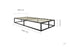 Soho Metal Platform Bed Black
